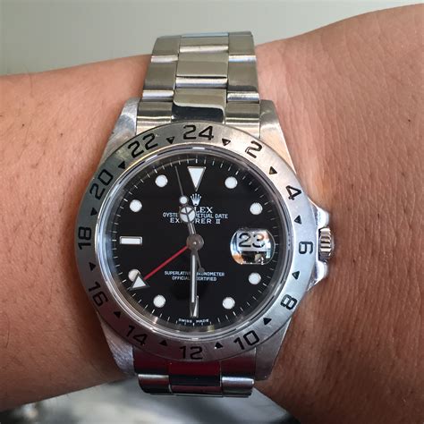 rolex 16570 black or white dial|rolex explorer ii 16570 investment.